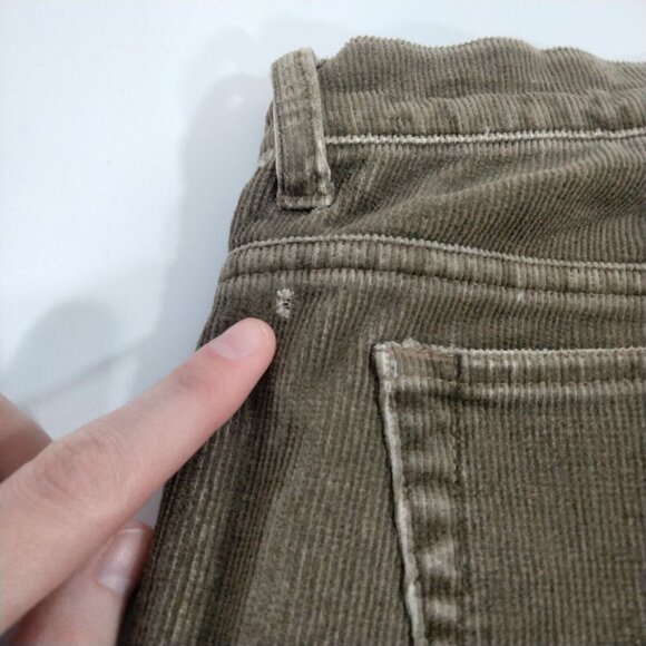 Vintage 90s Y2k Z Cavaricci brown corduroy boot cut pants women's size 1… - Picture 2 of 9